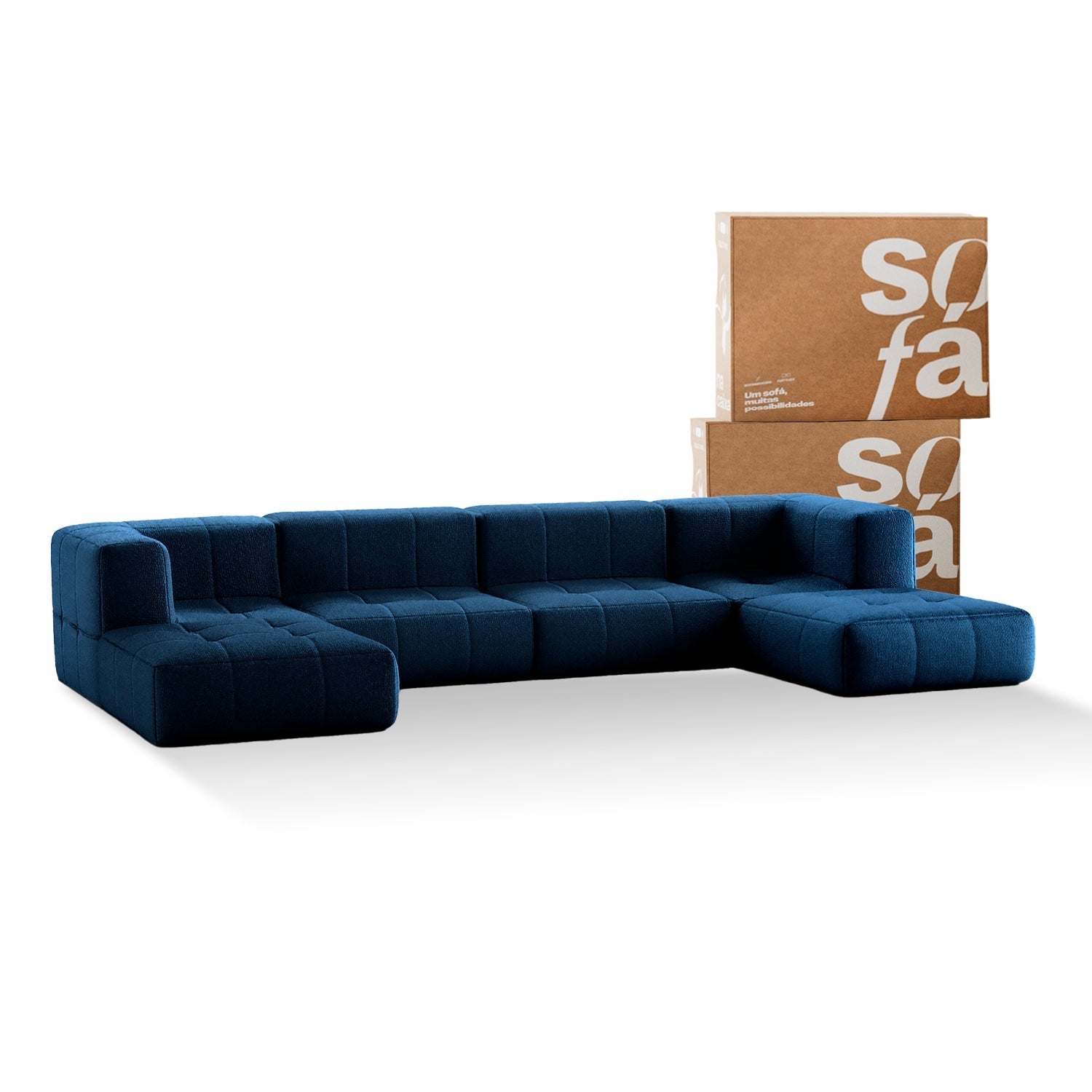 Modular Sofa in a Box  - 4 Seat