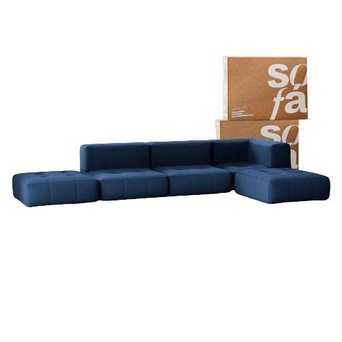 Modular Sofa in a Box - 5 Seat