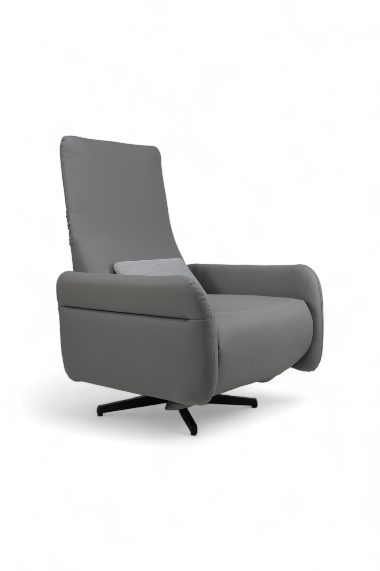 Reclining Armchair in Box - Fleex Tech Leather – Sofa in Box - Gray Leather