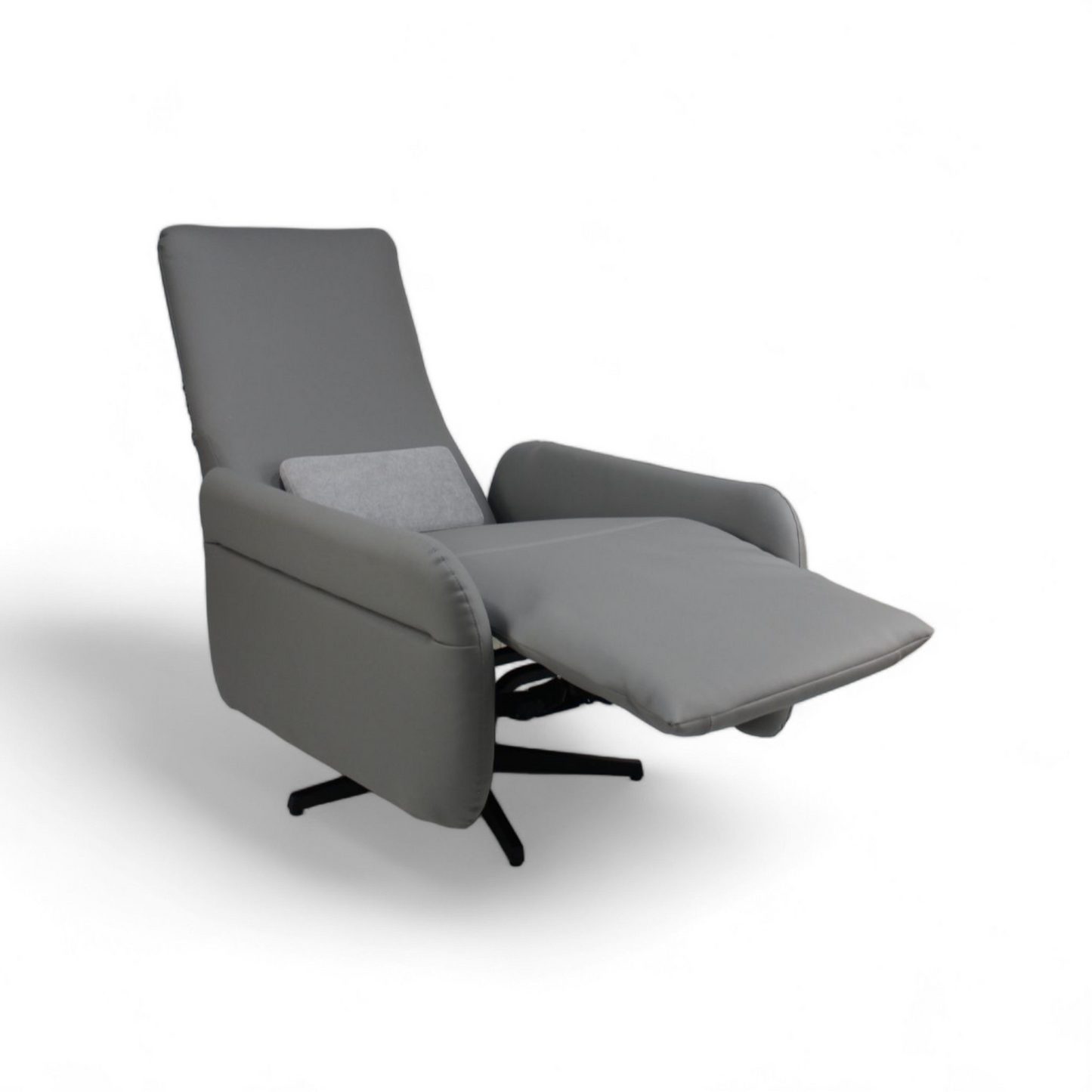 Reclining Armchair in Box - Fleex Tech Leather – Sofa in Box - Gray Leather