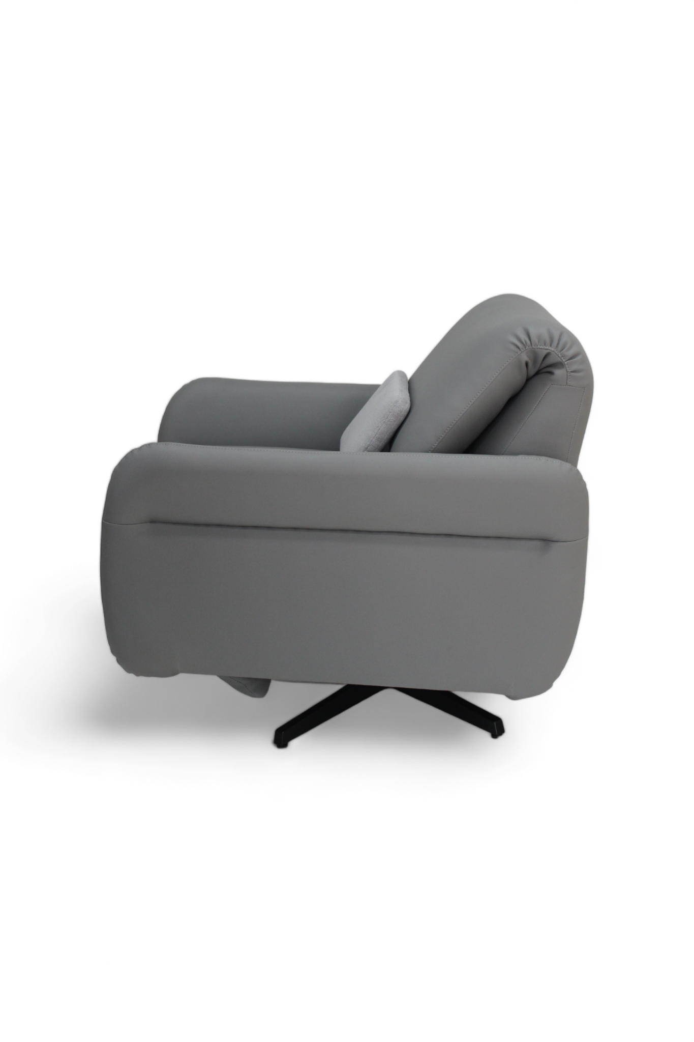 Reclining Armchair in Box - Fleex Tech Leather – Sofa in Box - Gray Leather