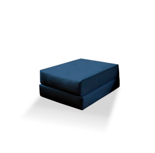 Chaise / Footrest Sofa Bed Bloom Blue